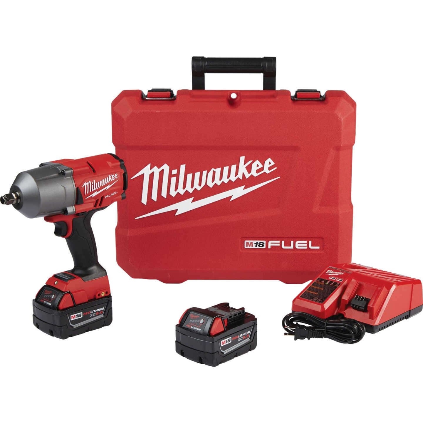 Milwaukee M18 FUEL Brushless 1/2 In. High Torque Cordless Impact Wrench Kit  with Friction Ring, (2) 5.0 Resistant Batteries & Charger - Town Hardware &  General Store