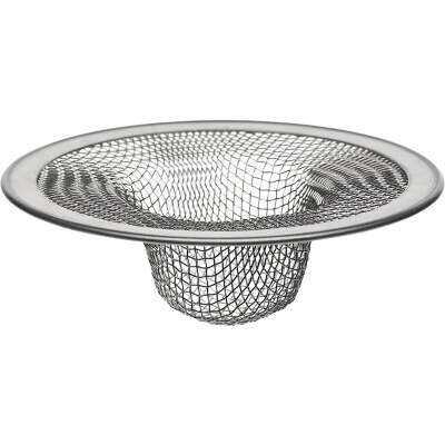 Do it 2 In. Dome Cover Tub Drain Strainer with Brushed Nickel Finish