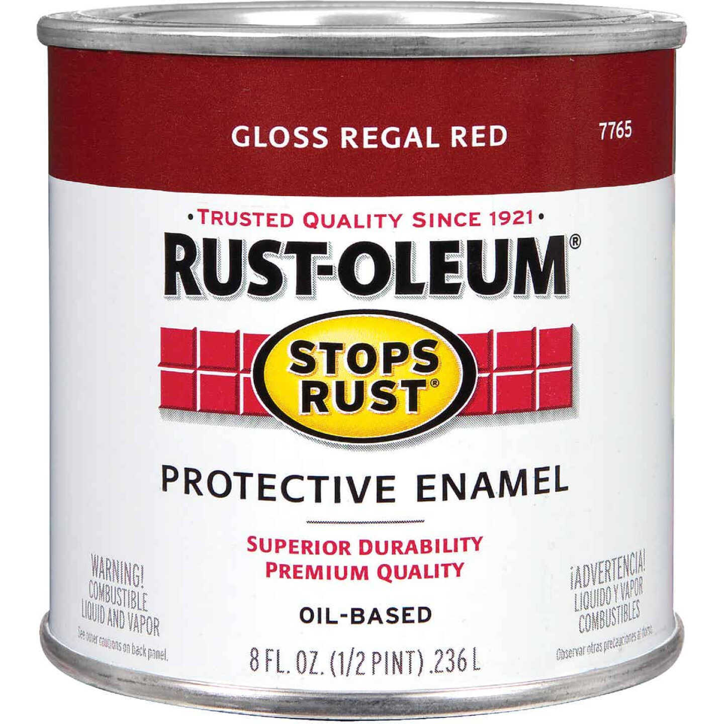 Rust Oleum Gloss Regal Red Stops Rust Protective Enamel Spray Paint - 12 oz